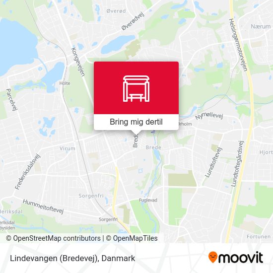 Lindevangen (Bredevej) kort