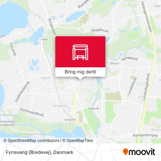 Fyrrevang (Bredevej) kort