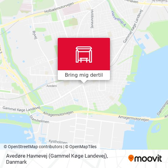 Avedøre Havnevej (Gammel Køge Landevej) kort