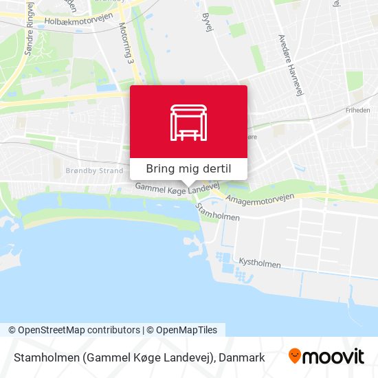 Stamholmen (Gammel Køge Landevej) kort