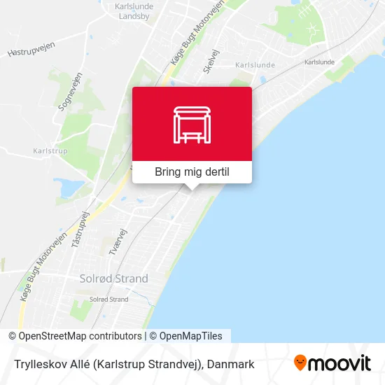 Trylleskov Allé (Karlstrup Strandvej) kort