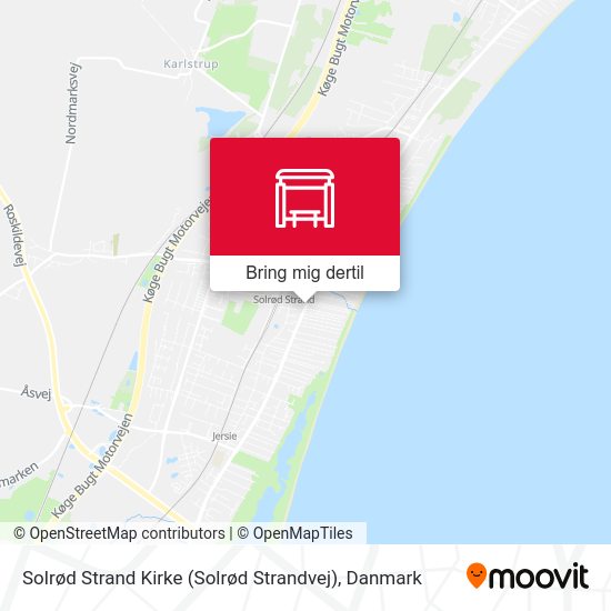 Solrød Strand Kirke (Solrød Strandvej) kort