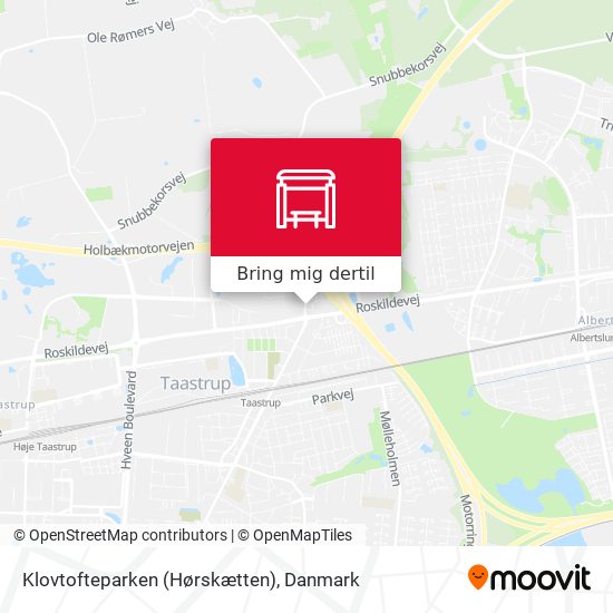Klovtofteparken (Hørskætten) kort