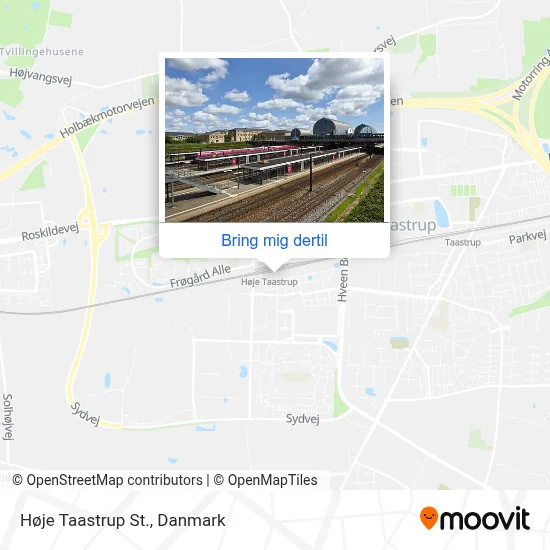 Høje Taastrup St. kort