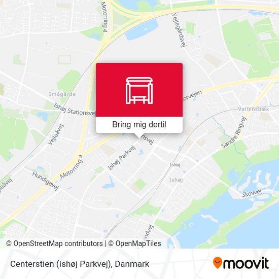 Centerstien (Ishøj Parkvej) kort