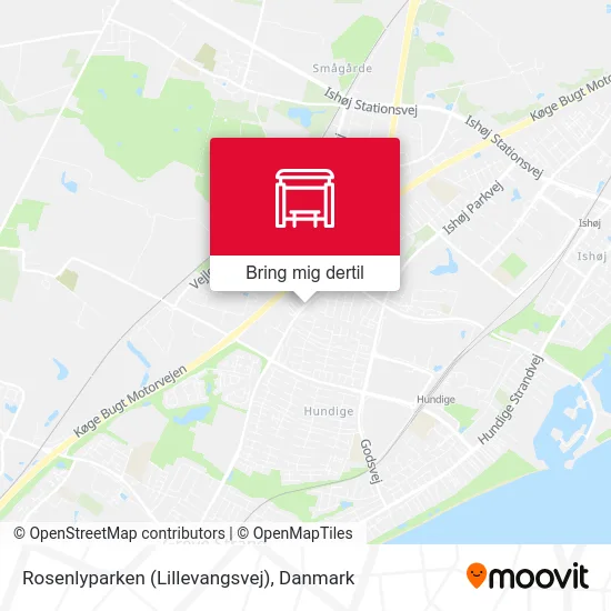 Rosenlyparken (Lillevangsvej) kort