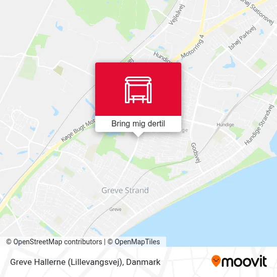 Greve Hallerne (Lillevangsvej) kort