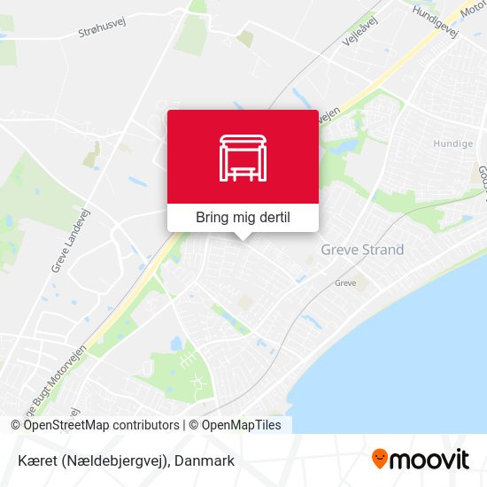 Kæret (Nældebjergvej) kort