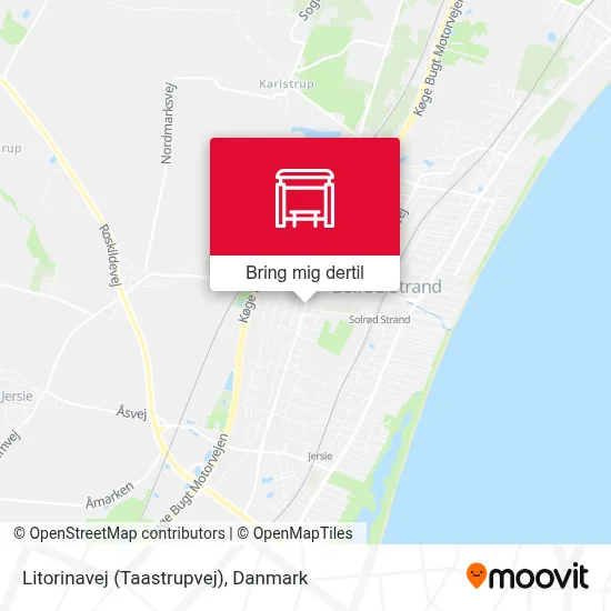 Litorinavej (Taastrupvej) kort