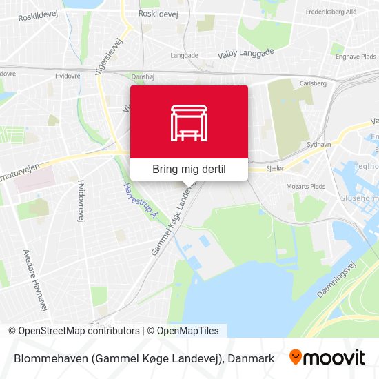 Blommehaven (Gammel Køge Landevej) kort
