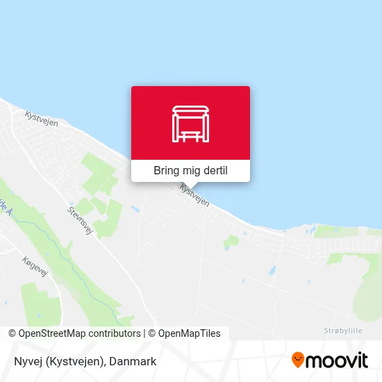 Nyvej (Kystvejen) kort