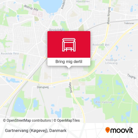Gartnervang (Køgevej) kort