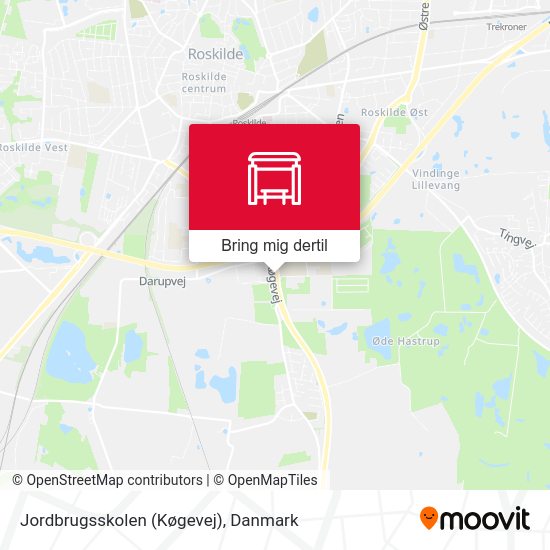 Jordbrugsskolen (Køgevej) kort