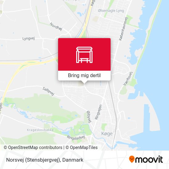 Norsvej (Stensbjergvej) kort