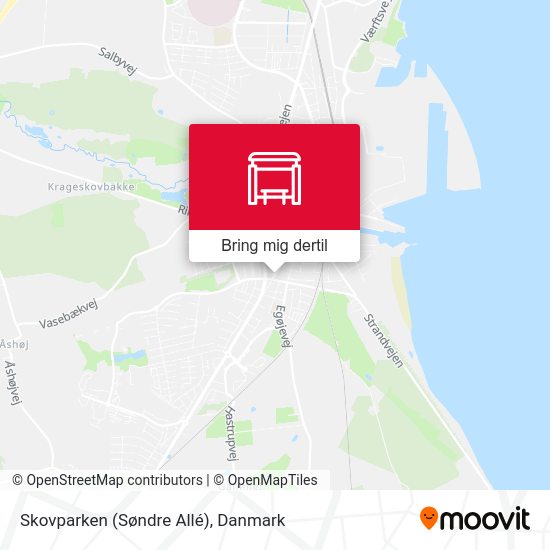 Skovparken (Søndre Allé) kort