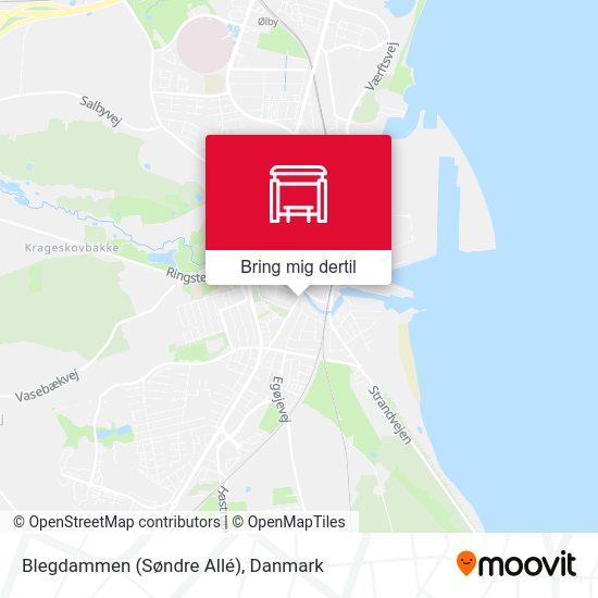 Blegdammen (Søndre Allé) kort