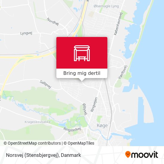 Norsvej (Stensbjergvej) kort