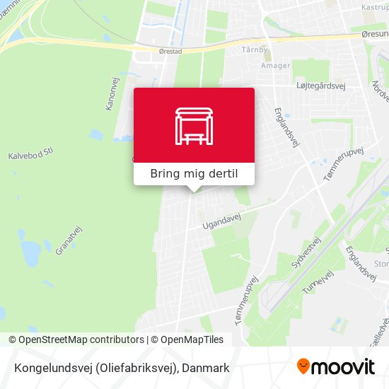 Kongelundsvej (Oliefabriksvej) kort