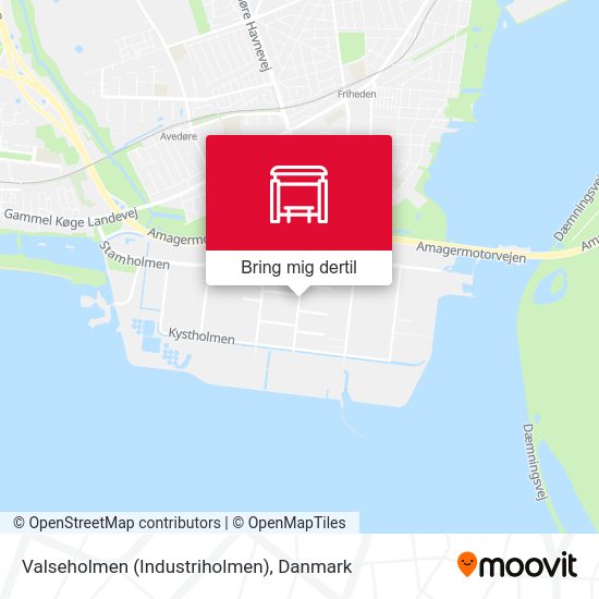 Valseholmen (Industriholmen) kort