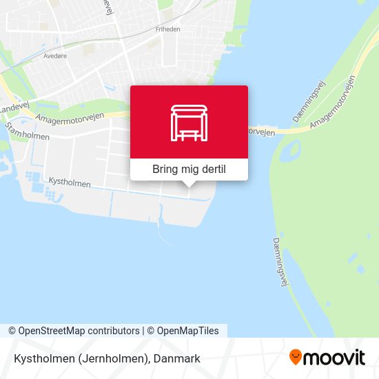 Kystholmen (Jernholmen) kort