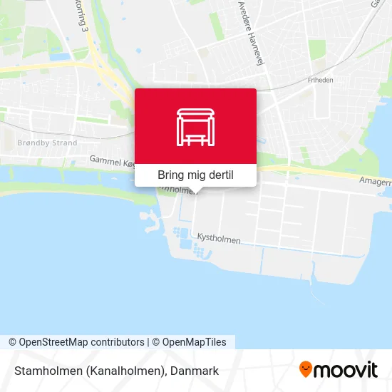 Stamholmen (Kanalholmen) kort