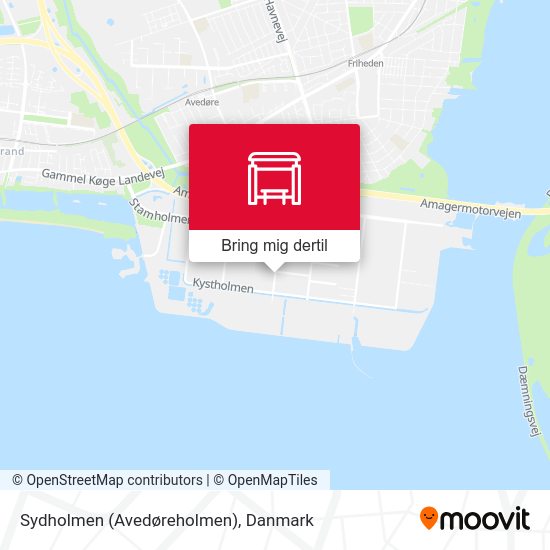 Sydholmen (Avedøreholmen) kort