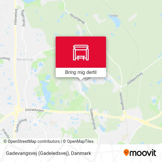 Gadevangsvej (Gadeledsvej) kort