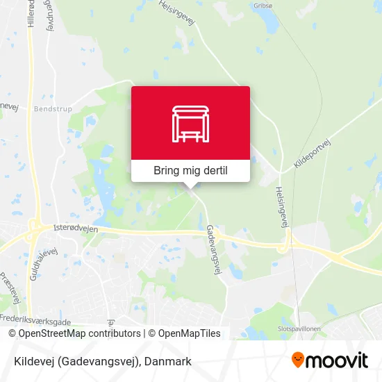 Kildevej (Gadevangsvej) kort