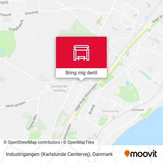 Industrigangen (Karlslunde Centervej) kort