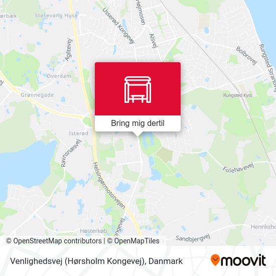 Venlighedsvej (Hørsholm Kongevej) kort