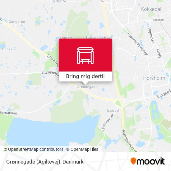 Grønnegade (Agiltevej) kort