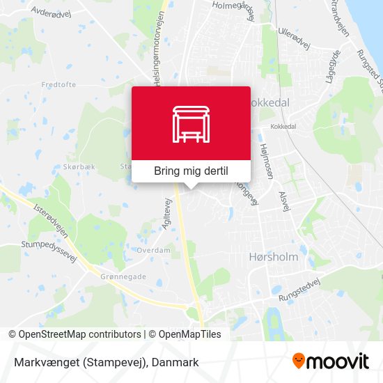 Markvænget (Stampevej) kort