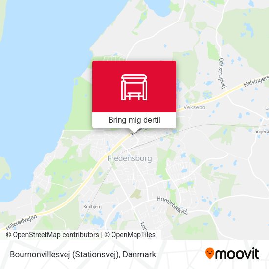 Bournonvillesvej (Stationsvej) kort