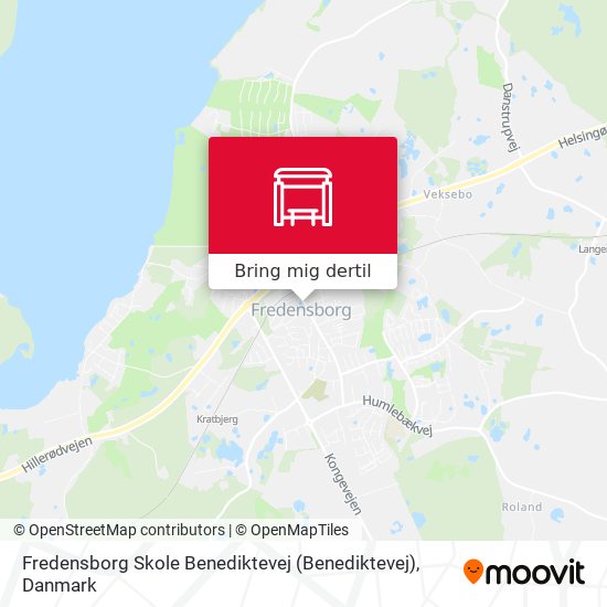 Fredensborg Skole Benediktevej kort