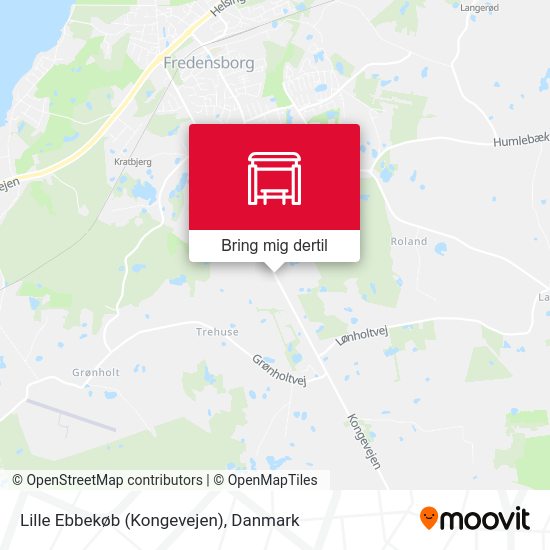 Lille Ebbekøb (Kongevejen) kort