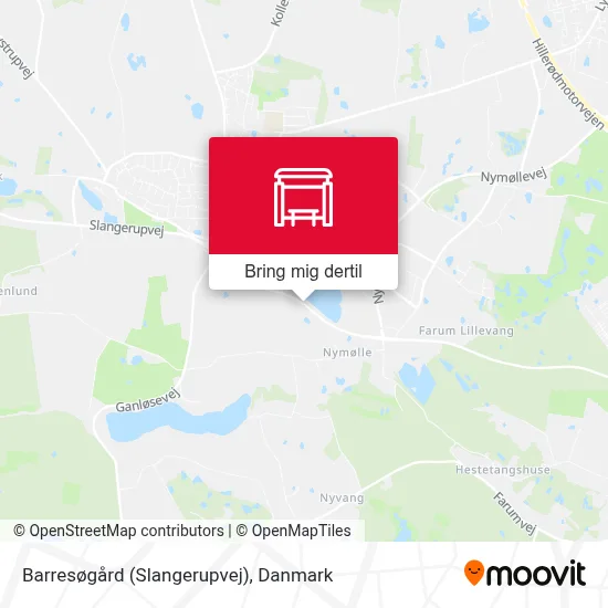 Barresøgård (Slangerupvej) kort
