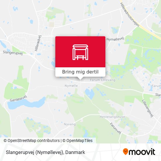 Slangerupvej (Nymøllevej) kort