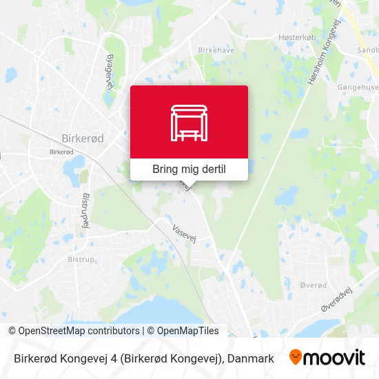 Birkerød Kongevej 4 kort