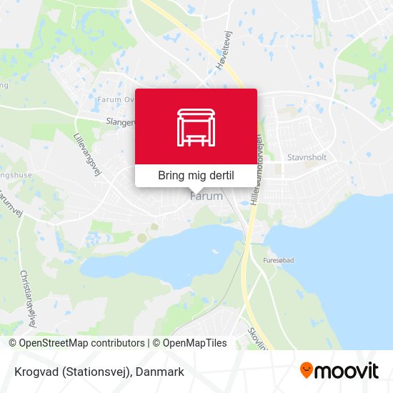 Krogvad (Stationsvej) kort