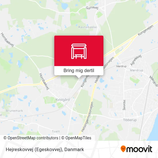 Hejreskovvej (Egeskovvej) kort