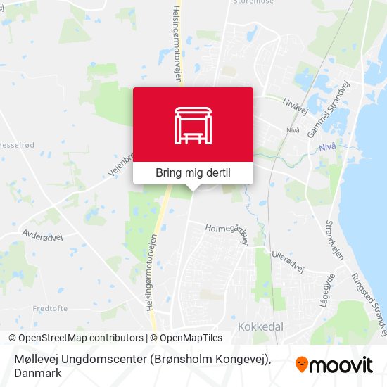 Møllevej Ungdomscenter (Brønsholm Kongevej) kort