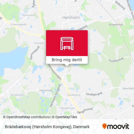 Brådebæksvej (Hørsholm Kongevej) kort