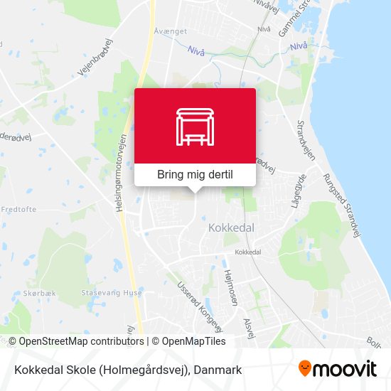 Kokkedal Skole (Holmegårdsvej) kort