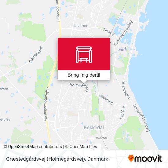 Græstedgårdsvej (Holmegårdsvej) kort