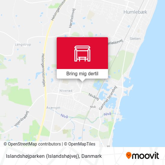 Islandshøjparken (Islandshøjvej) kort