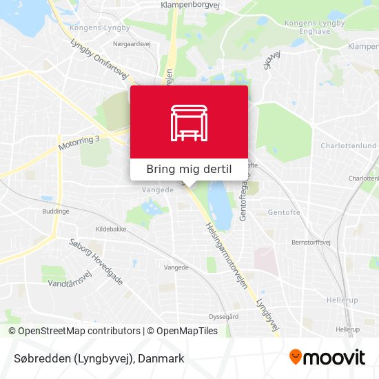 Søbredden (Lyngbyvej) kort