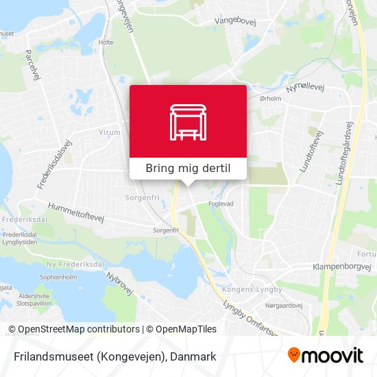 Frilandsmuseet (Kongevejen) kort