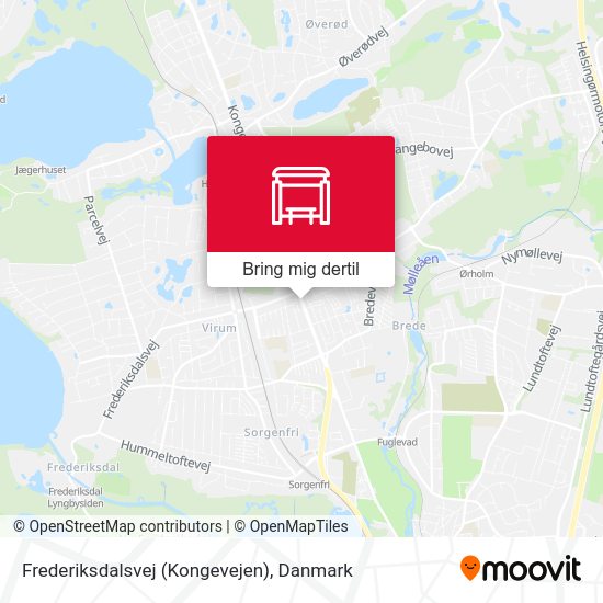 Frederiksdalsvej (Kongevejen) kort