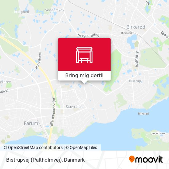 Bistrupvej (Paltholmvej) kort