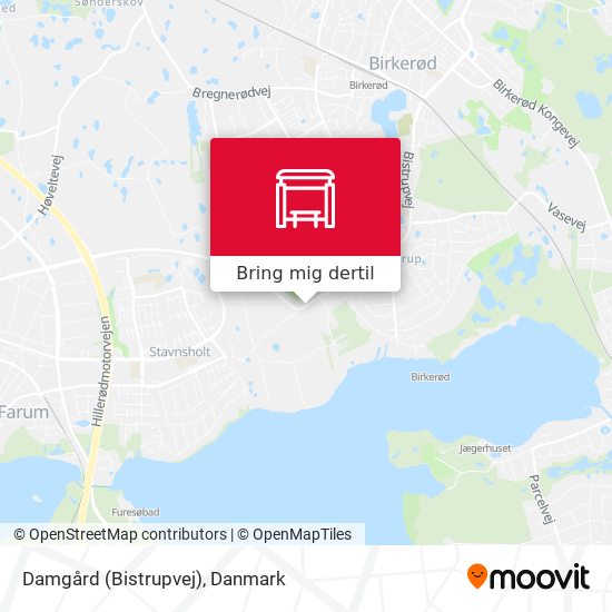 Damgård (Bistrupvej) kort